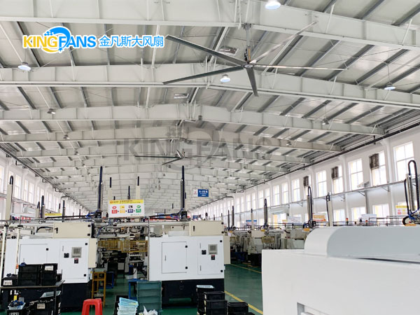 工業(yè)大風(fēng)扇葉柄與緩沖裝置連接